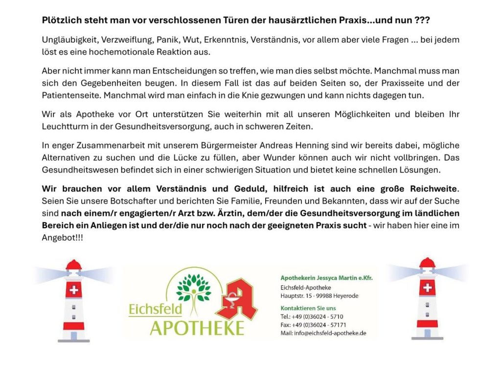 Appell an Kunden zur Gesundheitsversorgung_Suche nach einem Arzt, einer Ärztin